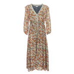 Frogbox • maxi bloemen jurk • 36, Kleding | Dames, Jurken, Princess goes Hollywood, Verzenden, Nieuw, Oranje