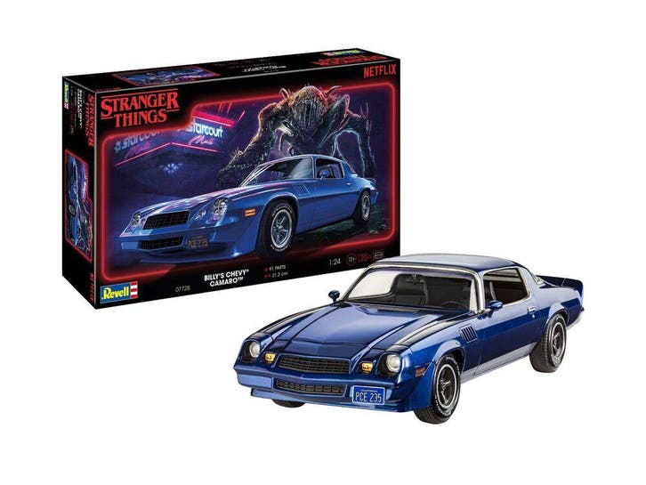 Revell 67728 Model Set Stranger Things Chevy Camaro Z/28, Hobby en Vrije tijd, Modelbouw | Auto's en Voertuigen, Overige typen