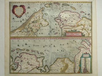 Nederland - Wadden, OstFriesland; Henricus Hondius - Nieuwe, Nieuw