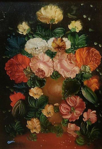 Anna Ozzici (XX) - Composizione di Fiori