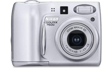 Nikon Coolpix 7600 Digitale Compact Camera - Zilver, Verzenden, Zo goed als nieuw