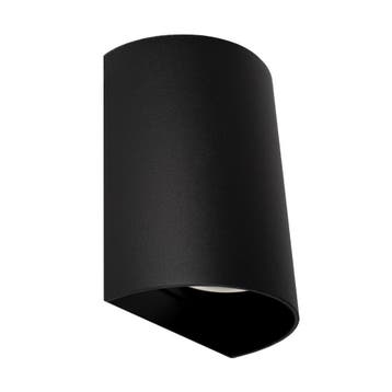 Moderne wandlamp Zwart | Rond | GU10 | Dimbaar | Hera, Ophalen of Verzenden, Nieuw, Metaal