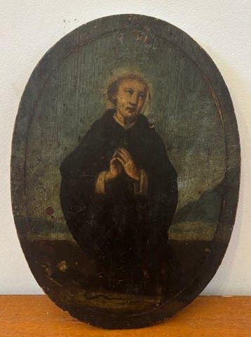 Italiaanse school (XVIII) - Santo in preghiera