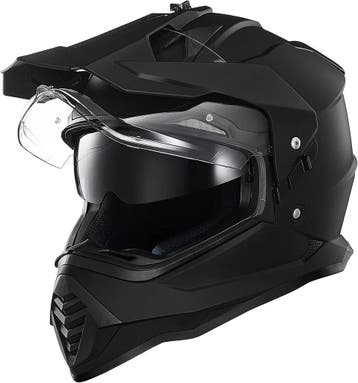Motorhelm Adventure M - Matzwart | Retourdeal 30% Korting, Motoren, Kleding | Motorhelmen, Overige merken, Kinderen, Offroadhelm