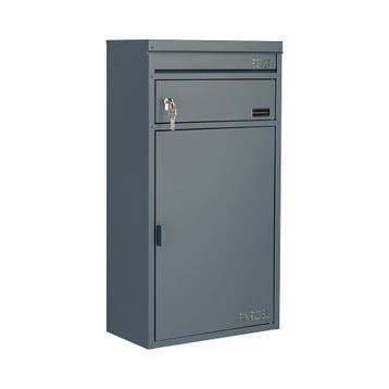 SafePost 65PZ brievenbus met pakketvak staal en, Verzenden, Nieuw