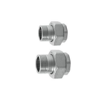 Presflo messing 3-delige koppeling, 1binnendraad x 1¼, Verzenden, Nieuw