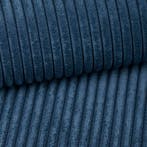 Slaapbank Ribstof Karlo Blauw | Universeel | €449,-, Verzenden, Blauw, Overige maten, Overige maten