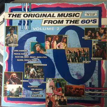 LP gebruikt - Various - The Original Music From The 60s..., Verzenden, Zo goed als nieuw, Overige formaten