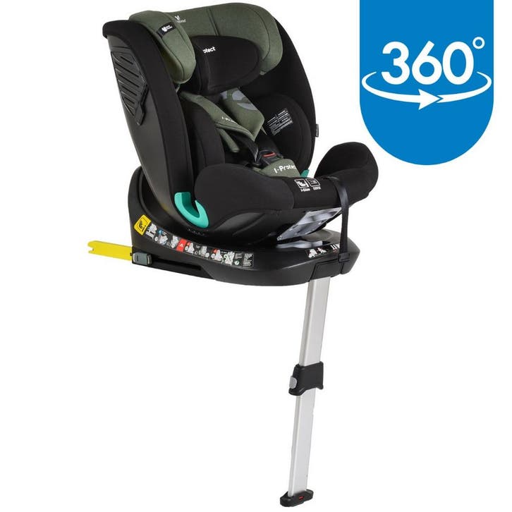 Cangaroo i-Protect Forest Green 40-150 cm 360° i-Size, Kinderen en Baby's, Autostoeltjes, Nieuw, Isofix, 15 t/m 36 kg, Verzenden