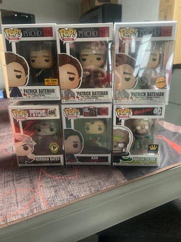Funko - Funko Pop - Patrick Bateman, Norman Bates, Ash,