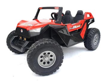 24V Beach buggy Rood High speed 15km/h, 2 zitter, 2.4ghz 4WD, Ophalen of Verzenden, Nieuw
