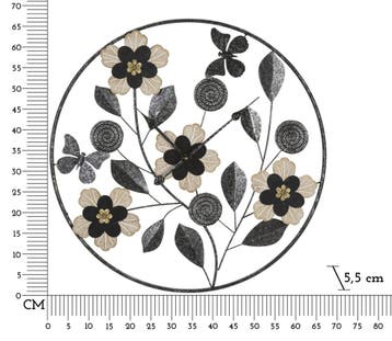WANDKLOK DIVAKER CM Ø 67X5,5, Ophalen of Verzenden, Nieuw