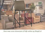Leren barkruk laag Favor - Toledo Moss (bruin/groen) -, Huis en Inrichting, Barkrukken, 60 tot 90 cm, Nieuw, Leer, Ophalen of Verzenden