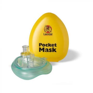 Laerdal Pocket Mask masker reanimatie M/02 aansluiting-Nieuw, Ophalen of Verzenden, Nieuw