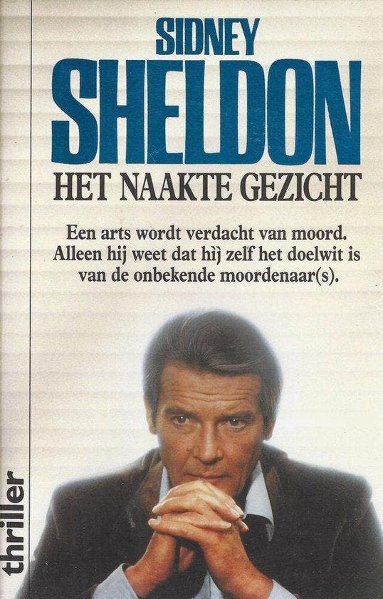 Naakte gezicht - Sheldon, Boeken, Romans, Gelezen, Verzenden