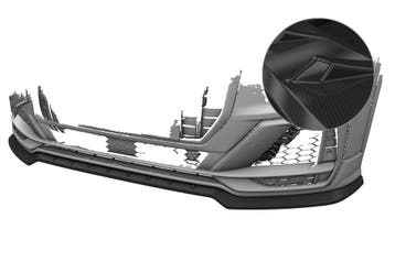 Cup spoilerlip met ABE voor Audi SQ2 (GA) CSL839-C, Auto-onderdelen, Verzenden, Nieuw