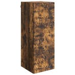 vidaXL Wandkast Gerookt eiken 33 x 34,5 x 90 cm Bewerkt hout, Huis en Inrichting, Kasten | Overige, Verzenden, Nieuw