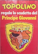 Disney - 1 Poster Topolino schenkt het kampioenschap van, Nieuw
