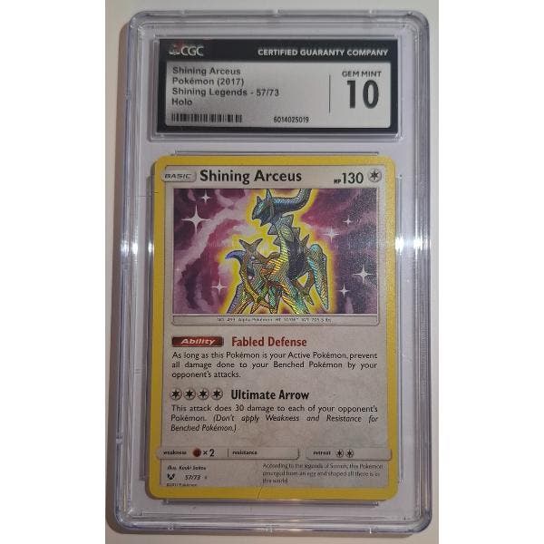 Shining Arceus (SLG 57) CGC 10, Hobby en Vrije tijd, Verzamelkaartspellen | Pokémon, Nieuw, Ophalen of Verzenden