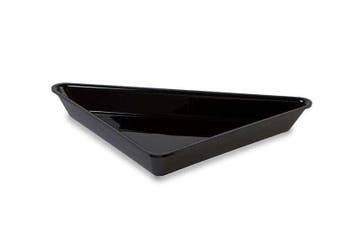 Zwarte Presentatieschaal Driehoek | PMMA plexi |270x365x20mm, Verzenden