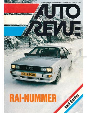 1981 AUTO REVUE MAGAZINE 03 NEDERLANDS, Nieuw, Author