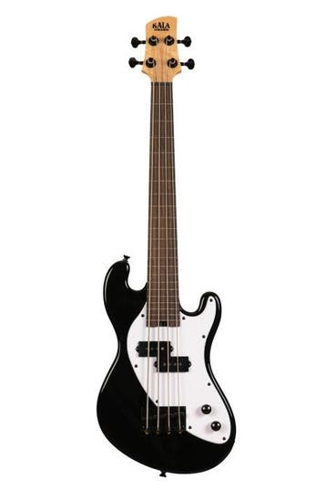 Kala Solid Body 4-String Jet Black Fretless U-BASS, Verzenden, Nieuw