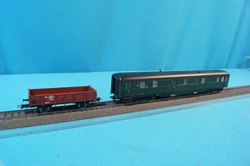 Märklin, Roco H0 - 43268 & 47294 - Modeltrein goederenwagon, Nieuw