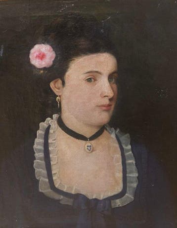 European School (XIX) - Portrait einer Dame, Antiek en Kunst, Kunst | Schilderijen | Klassiek