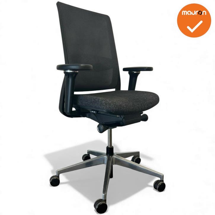 Gispen Zinn  - 4D Armleggers - Antracietgrijs gemêleerde..., Zakelijke goederen, Kantoor en Winkelinrichting | Kantoormeubilair en Inrichting