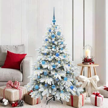 vidaXL Kunstkerstboom met 150 LED met standaard Wit 150 cm, Verzenden, Nieuw