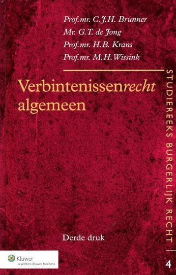 Verbintenissenrecht algemeen 9789013078534, Boeken, Verzenden, Zo goed als nieuw