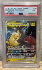 Pokémon - 2 Graded card - Pikachu, Gengar, Zekrom 031/095;, Hobby en Vrije tijd, Verzamelkaartspellen | Pokémon, Nieuw