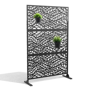 Kamerscherm And 180x120x40 cm zwart casa.pro, Tuin en Terras, Verzenden, Nieuw