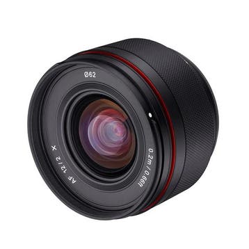 Samyang 12mm F2 AF Fujifilm X-Mount - Tweede (buiten)kans, Samyang, Fujifilm X-mount, Nieuw, Zonnekap