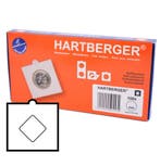 Hartberger Munthouders VIERKANT (100x) zelfklevend, Postzegels en Munten, Munten en Bankbiljetten | Toebehoren, Ophalen of Verzenden