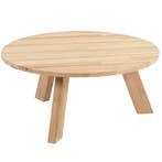 Cosmic lounge tuintafel 78x35 cm rond teak 4 Seasons Outdoor, Tuin en Terras, Tuintafels, Ophalen of Verzenden, Nieuw, Teakhout