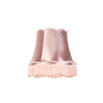 Zijden lampenkap roze 45/30/44 - Granny, Huis en Inrichting, Lampen | Lampenkappen, Verzenden, Nieuw, Retro