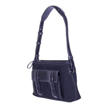 Givenchy 4G Schoudertas Canvas Zwart, Sieraden, Tassen en Uiterlijk, Tassen | Damestassen, Verzenden, Zo goed als nieuw