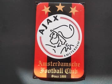 Voetbal club Ajax Amsterdam - Reclamebord - Emaille
