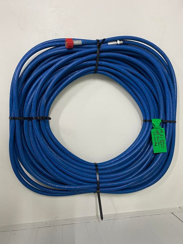 HOGEDRUKSLANG 8mm 50 meter, Doe-het-zelf en Verbouw, Reinigingsmachines, Nieuw, Ophalen of Verzenden