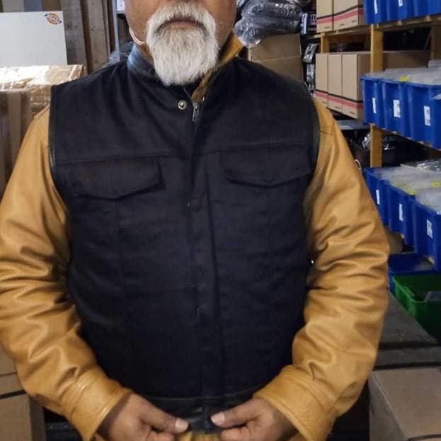 Biker Vest V2 - Hesje - MC VEST - Leer Denim - CE - BadBoy, Motoren, Kleding | Motorkleding, Jas | textiel, Dames, Heren, Nieuw met kaartje