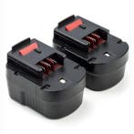 Aanbieding: 2x Black & Decker A12 / A1712, 123accu huismerk, Verzenden, Nieuw