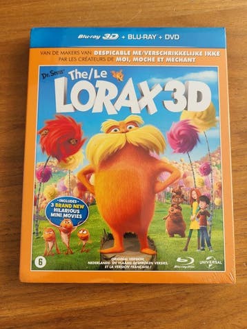 DVD + Blu-Ray - The Lorax, Verzenden, Nederlands, Film, Vanaf 6 jaar