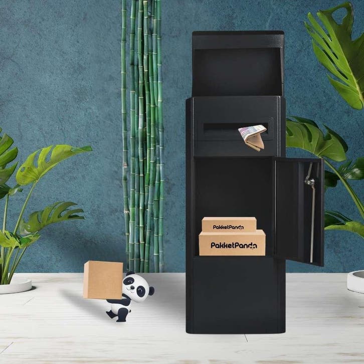 PakketPanda  Pakketbrievenbus - GRATIS VERZENDING, Tuin en Terras, Brievenbussen, Staande brievenbus, Nieuw, Rvs, Verzenden