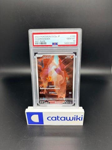 Pokémon - 1 Graded card - Charmander - 168/165 - PSA 10 -, Nieuw