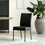 Set van 6 Leren eetkamerstoelen Real - Toledo Pacific, Huis en Inrichting, Stoelen, Ophalen of Verzenden, Nieuw, Leer