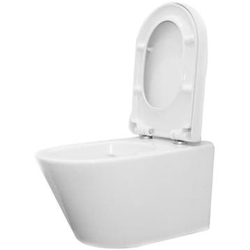 Wiesbaden Vesta Wandcloset Rimless met Vesta Toiletzitting -, Ophalen of Verzenden, Nieuw