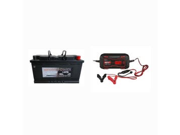 Combi Platinum 100ah semitraktie accu + 5ah Lader, Verzenden, Nieuw, Universele onderdelen