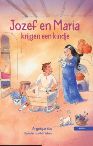 Jozef en Maria krijgen een kindje - Angelique Bos, Verzenden, Zo goed als nieuw, Angelique Bos