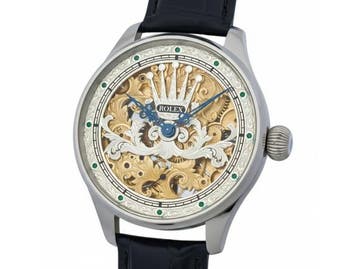 Veiling - Rolex | Uniek Horologisch Kunstwerk met Handgravur